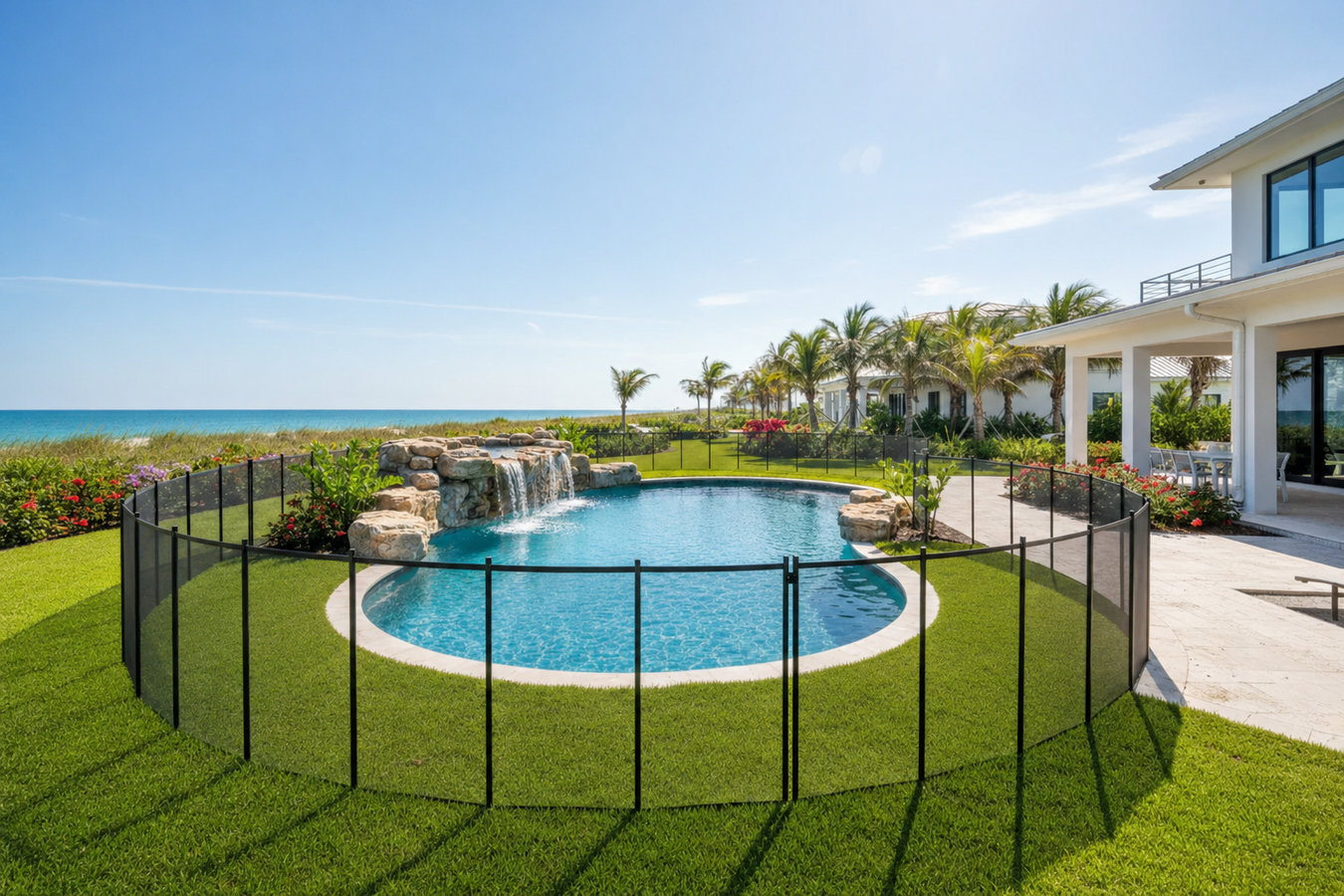 Pool fence installation in Paso Robles, CA